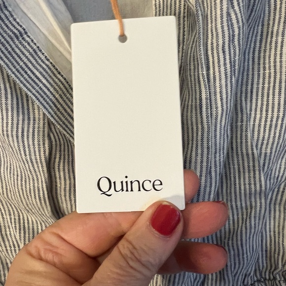 Quince 100% European Linen Tiered Maxi Dress. NWT - Picture 8 of 9